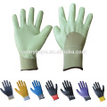 Sunnyhope 13G guantes de trabajo recubiertos de nitrilo de colores baratos